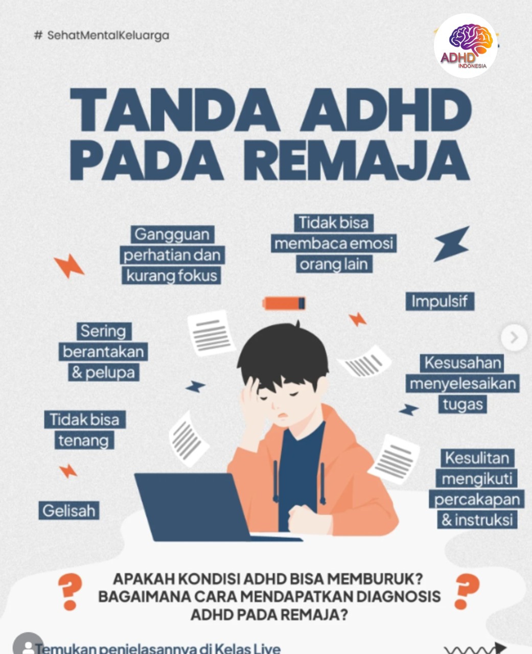Screening ADHD Non-Diagnostik: Edukasi Awal bagi Orang Tua di Daerah Khusus Ibukota Jakarta